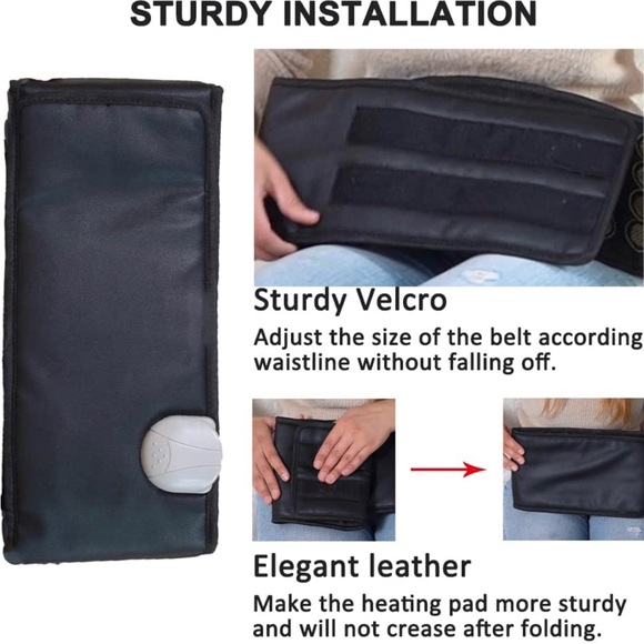 Jade Heating Pad for Back Pain Relief, Fast Heating Pad Temperature Adjustable - Picture 4 of 12